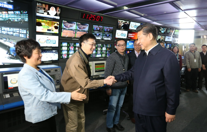 2019年1月25日，十九屆中央政治局在人民日報(bào)社就全媒體時代和媒體融合發(fā)展舉行第十二次集體學(xué)習(xí)。習(xí)近平總書記主持學(xué)習(xí)并發(fā)表重要講話。